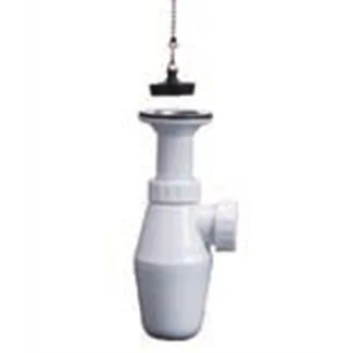 Here's the translation:1 1/4" sink trap with plug drain