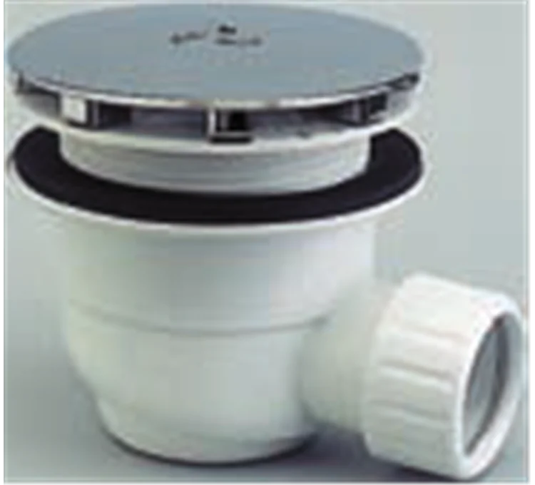 Bonde siphoide de receveur Ø 90 mm avec grille