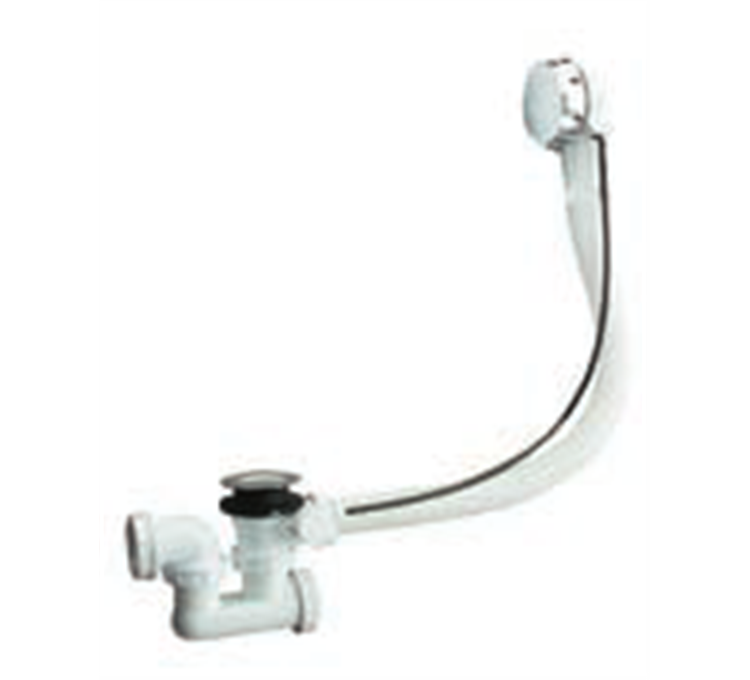 Cable drain for bathtub with siphon 1 "1/2